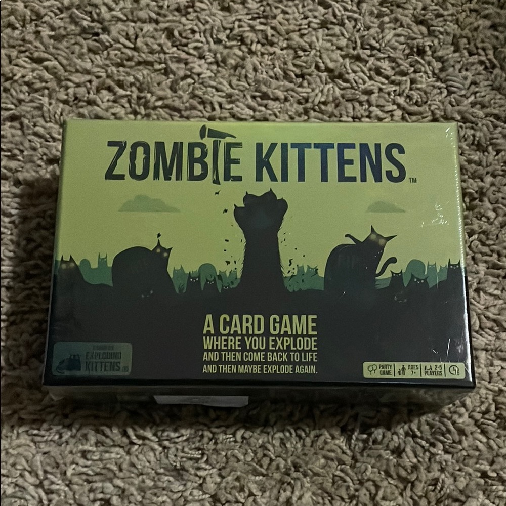 Zombie Kittens Card Game - Green